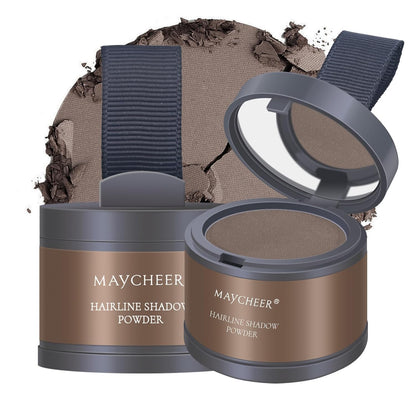 Root Touch Up Powder for Thinning Hair - Hairline Shadow and Gray Coverage #01 Dark Brown