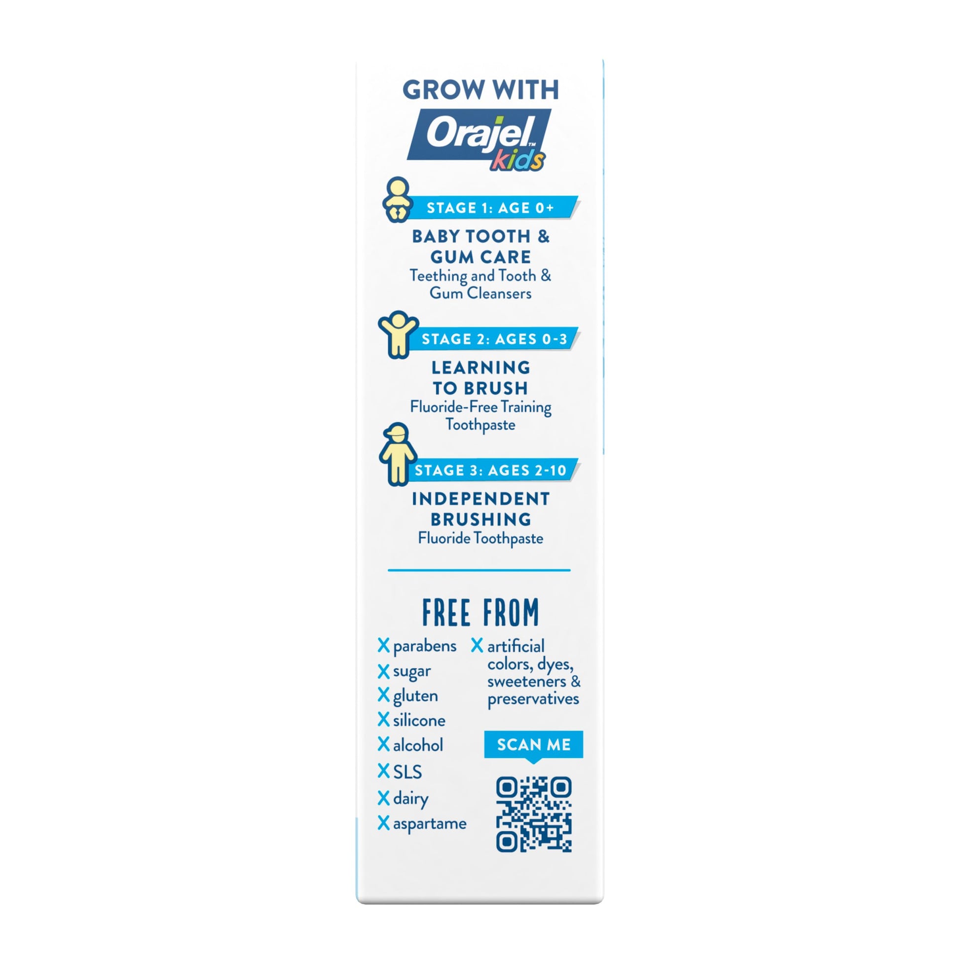 Buy now Orajel Kids CoComelon Training Toothpaste Fluoride-Free; #1 Pediatrician Recommended Fluoride-Free Toothpaste*, 1.5oz Tube at indiglob india