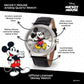 Amazon.com: Disney Mickey Mouse Adult Vintage Articulating Hands Analog Quartz Watch, Silver, Silver, Black : Clothing, Shoes & Jewelry