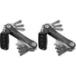 KEYSMART Key Holder for Keychain - Compact Key Organizer for Key Chain, Minimalist Clutter-Free EDC Keychains, Key Ring for Car Fobs Key Chains, Expandable (Up to 8 Keys, Black Flex)