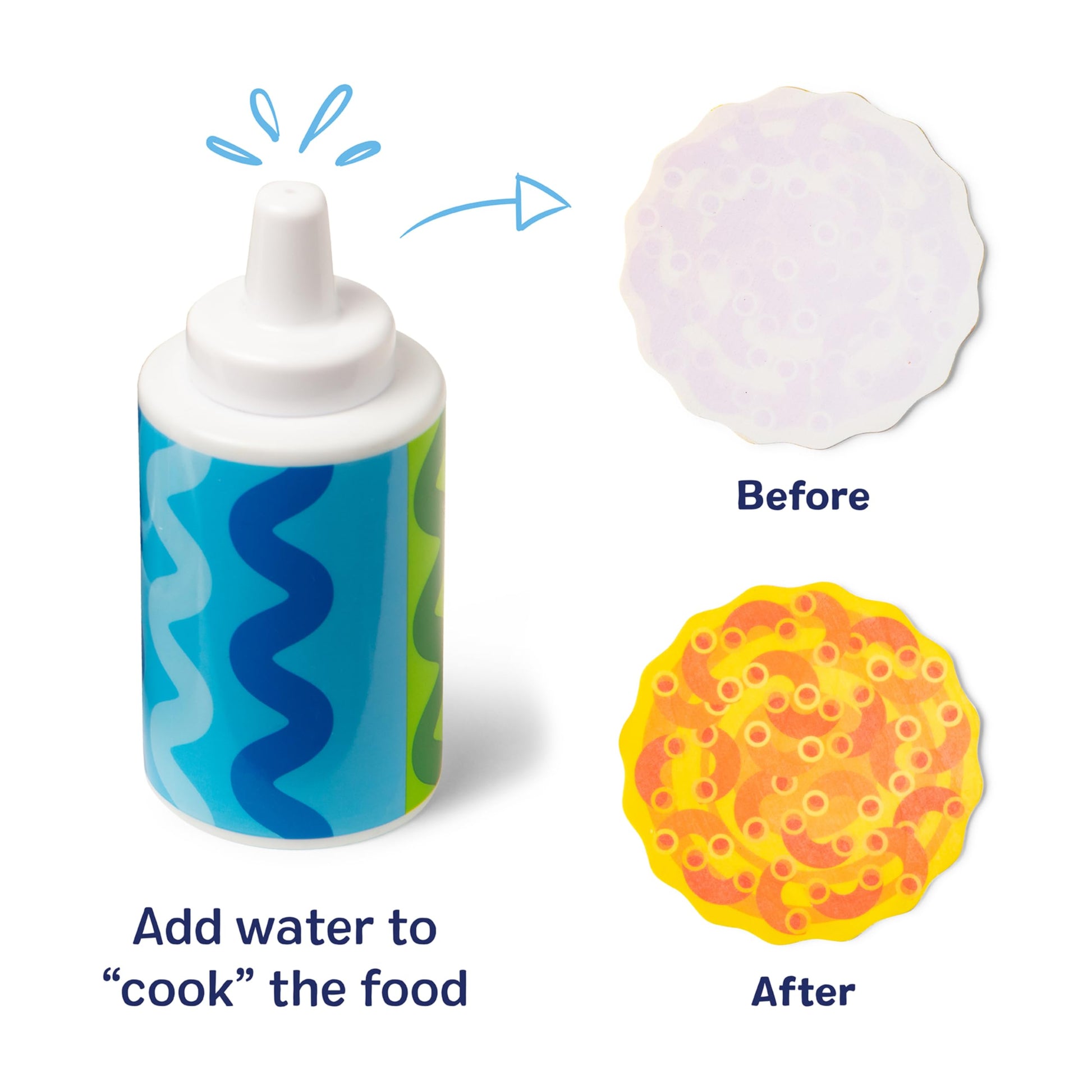 Buy now Melissa & Doug Simmer & Stir Stovetop Play Set with Water Wow!?? Color Changing Play Food Preschool Toy Ages 3+ at indiglob india