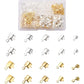Craftdady 200pcs Cup Chain Connector End Tips with Loop 3x3mm for Iced Out Rhinestone Chain Jewelry Making