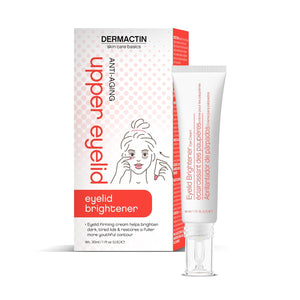 Dermactin Upper Eyelid Cream 1 oz. Firms & Tones Sagging & Drooping Skin On Upper Eye Lids, for Younger, More Vibrant & Alert Appearance, for Sensitive Skin In The Eyelids