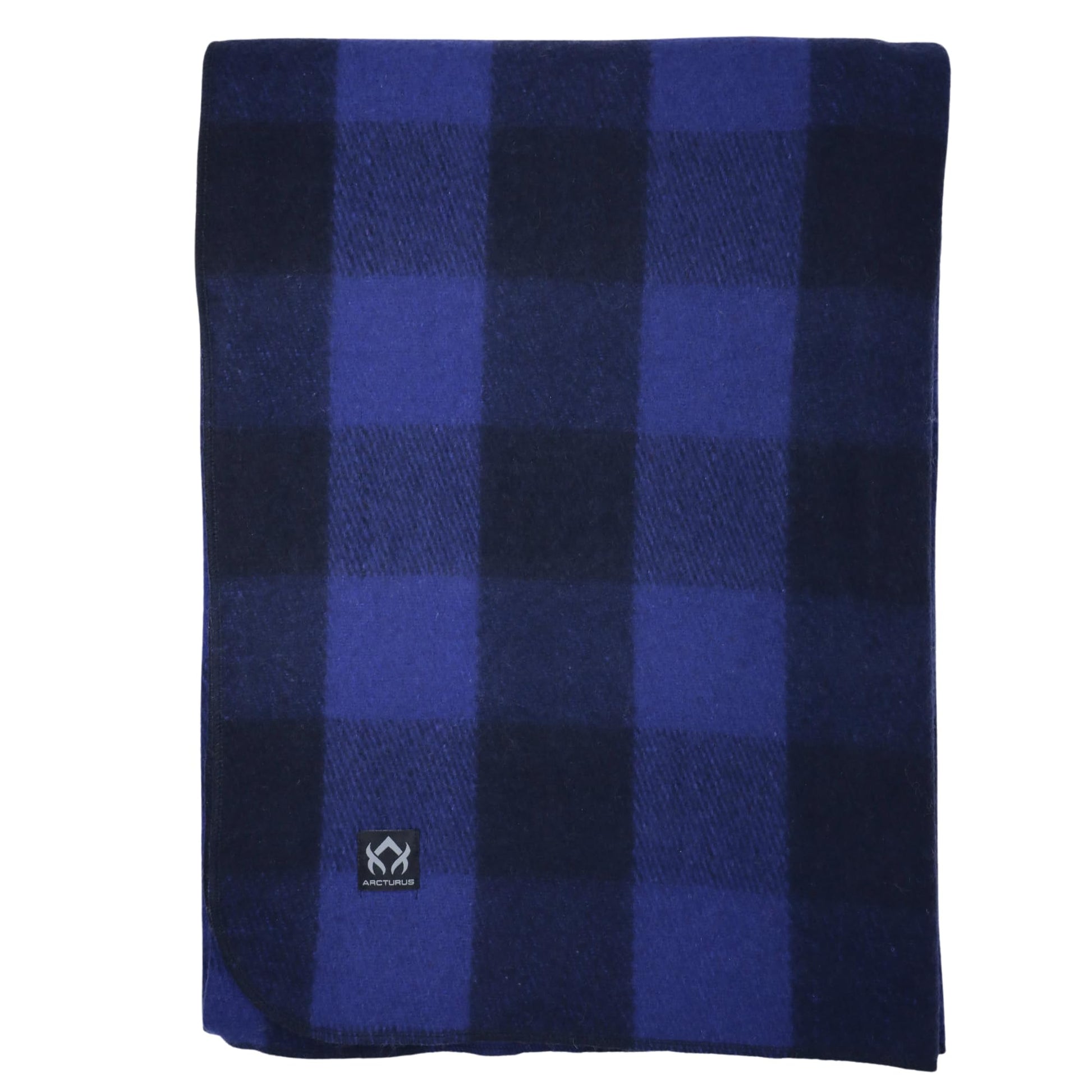 Buy now Arcturus Military Wool Blanket - Warm, Thick, Washable - Great for Outdoors, Camping, Stadium Blanket, Picnics, Travel - Car & Bushcraft Survival Kits Plaid Blue Buffalo at indiglob india