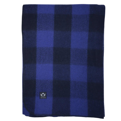 Buy now Arcturus Military Wool Blanket - Warm, Thick, Washable - Great for Outdoors, Camping, Stadium Blanket, Picnics, Travel - Car & Bushcraft Survival Kits Plaid Blue Buffalo at indiglob india