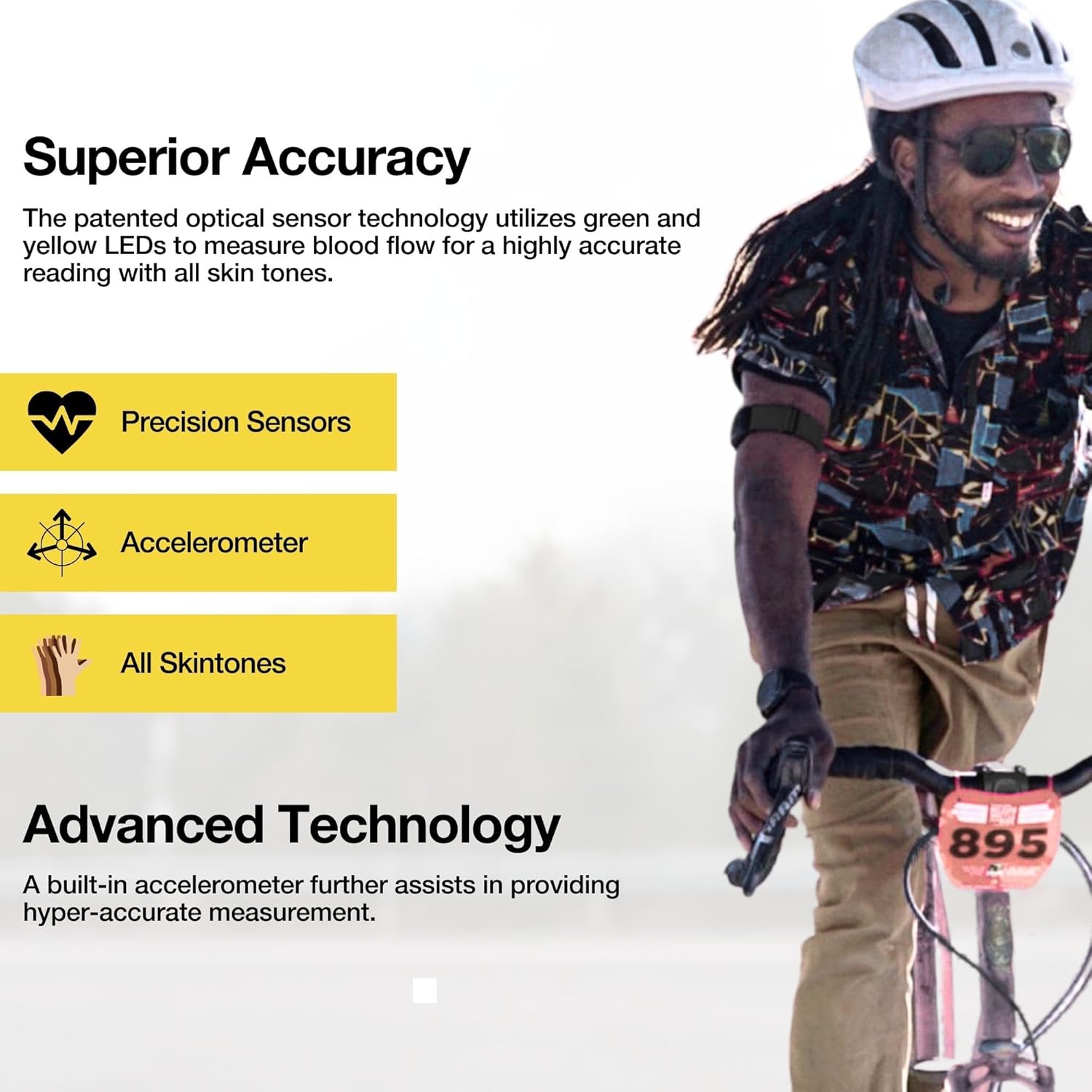 Buy now Scosche Rhythm 24 Heart Rate Monitor Armband - Fitness Armband with Dual Band ANT+ & BLE Bluetooth - Waterproof & Dustproof Accurate Heart Rate Monitors with Built-in Memory for Storing Workout Data at indiglob india