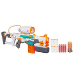 Buy now Nerf Modulus Tri-Strike Blaster, Mega Barrel, Rocket Launcher, Clip, 1 Rocket, Kids Outdoor Games (Amazon Exclusive) at indiglob india