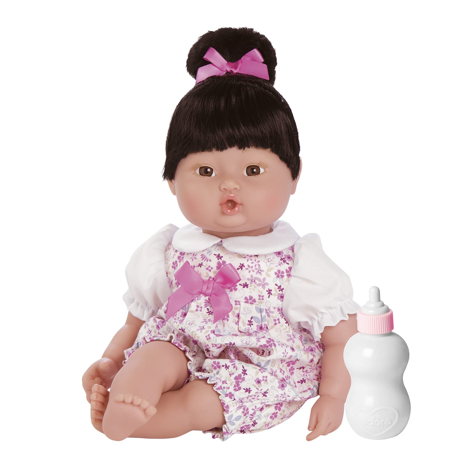 Buy now Adora Play Time Babies Collection, 13" Baby Doll with Doll Clothes and Accesories, Made with Sweet Baby Powder Scent, and GentleTouch Vinyl Body, Birthday Gift for Ages 1+ - Floral Romper at indiglob india