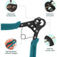 The Beadsmith One Step Loopers Combo Pack – Includes 1.5 mm, 2.25 mm & 3 mm Looper Pliers, Use With 18-26g Craft Wire, 3 pc