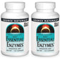 Source Naturals Essential Enzymes 500mg Bio-Aligned Multiple Enzyme Supplement Herbal Defense for Digestion, Gas, Constipation & Bloating Relief - Supports A Strong Immune System - 60 Capsules