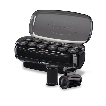 Conair Ceramic 1 1/2-inch Hot Rollers, Super Clips Included, Create Big Bouncy Curls