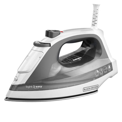 Buy now BLACK+DECKER Light ‘N Easy Compact Steam Iron, IR1020S, Stainless Steel Soleplate, Spray Mist, Anti-Drip, Auto Shutoff at indiglob india