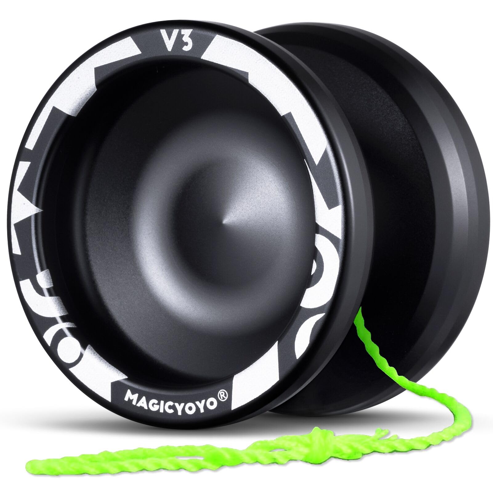 Buy now MAGICYOYO V3 Yoyo for Kids 8-12 or Above, Responsive Yoyo Professional with Dual Function, Professional Trick Yo yo for Adults with 12 Yo-yo Strings, KK Bearing, Bearing Puller, Axle,Case Bag -Black at indiglob india