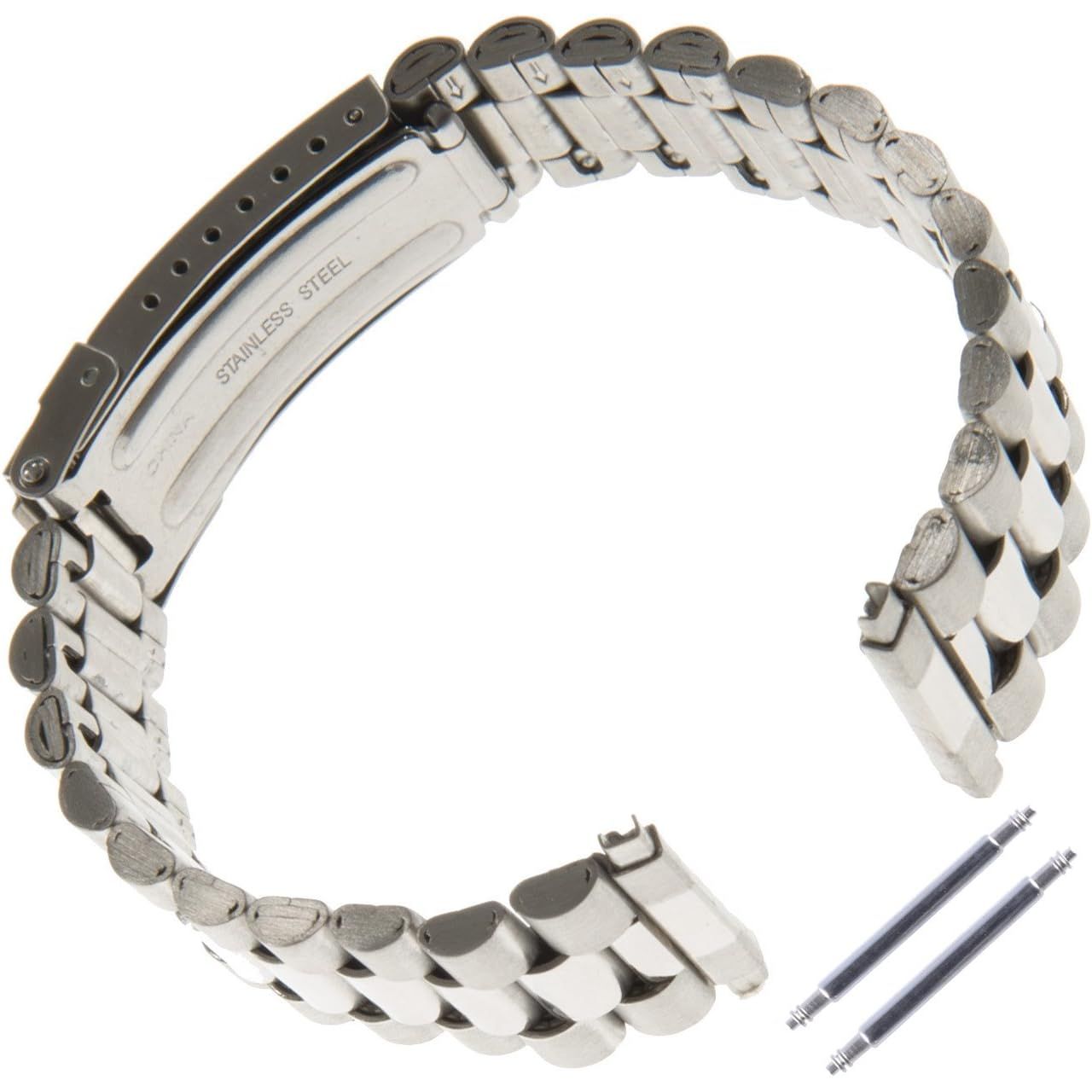 Gilden Unisex Non-Expansion 18-23mm Stainless Steel Watch Band 1536