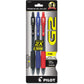 Pilot G2 Premium Gel Roller Pens, Fine Point, Gel Ink Pens, 0.7 mm, Pack of 3, Black/Blue/Red - Ideal for School, Journaling & Office Writing