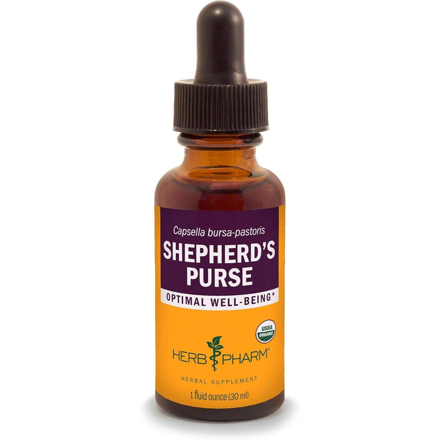 Herb Pharm Certified Organic Shepherd's Purse Liquid Extract, 1 Oz