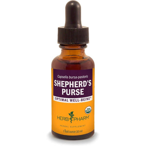 Herb Pharm Certified Organic Shepherd's Purse Liquid Extract, 1 Oz