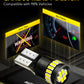 Buy now AUXITO 194 LED Light Bulb 6000K White 168 2825 W5W T10 Wedge 24-SMD 3014 Chipsets LED Replacement Light Kit Error Free for Car Interior Dome Map Door License Marker Lights, Pack of 10 at indiglob india