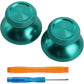 Buy now TOMSIN Metal Thumbsticks Replacement Kit for PS5 Controller – Aluminum Joysticks Accessories Compatible with PlayStation 5 Controller (Black) Green at indiglob india
