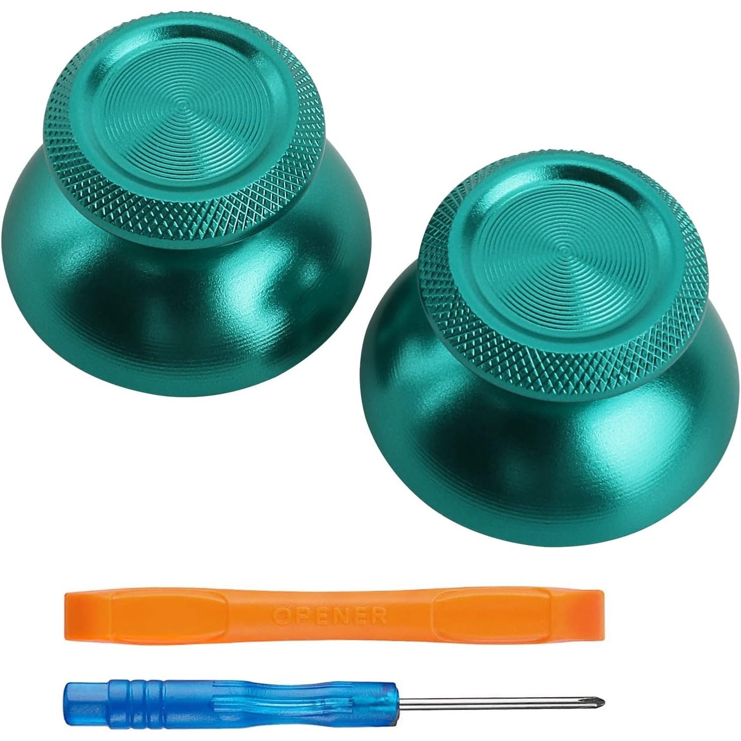 Buy now TOMSIN Metal Thumbsticks Replacement Kit for PS5 Controller – Aluminum Joysticks Accessories Compatible with PlayStation 5 Controller (Black) Green at indiglob india