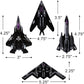ArtCreativity Diecast Stealth Bomber Toy Jets with Pullback Mechanism, Set of 4 B-2 Spirit Bombers, Diecast Metal Jet Plane Airplane Toys, B2 Bomber Model, Military Cake Decorations, Aviation Party