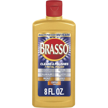 Brasso Multi-Purpose Metal Polish, 8 oz