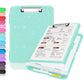 Buy now Sooez Clipboard with Storage, Clip Board 8.5 x 11 with Pen Holder, Plastic Organization Case Box for Letter Legal A4 Size Paper, Low Profile Clip, Nurses Teachers Must Haves, School & Office Supplies at indiglob india