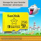 SanDisk 256GB microSD Card, Licensed for Nintendo-Switch - Made for Nintendo-Switch 1, OLED, and Lite - SDSQXAO-256G-GNCZN
