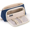 EASTHILL Big Capacity Pencil Case Pouch Pen Case Simple Stationery Bag School College Office Organizer for Teens Girls Adults Student - Navy XW