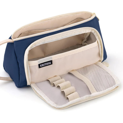 EASTHILL Big Capacity Pencil Case Pouch Pen Case Simple Stationery Bag School College Office Organizer for Teens Girls Adults Student