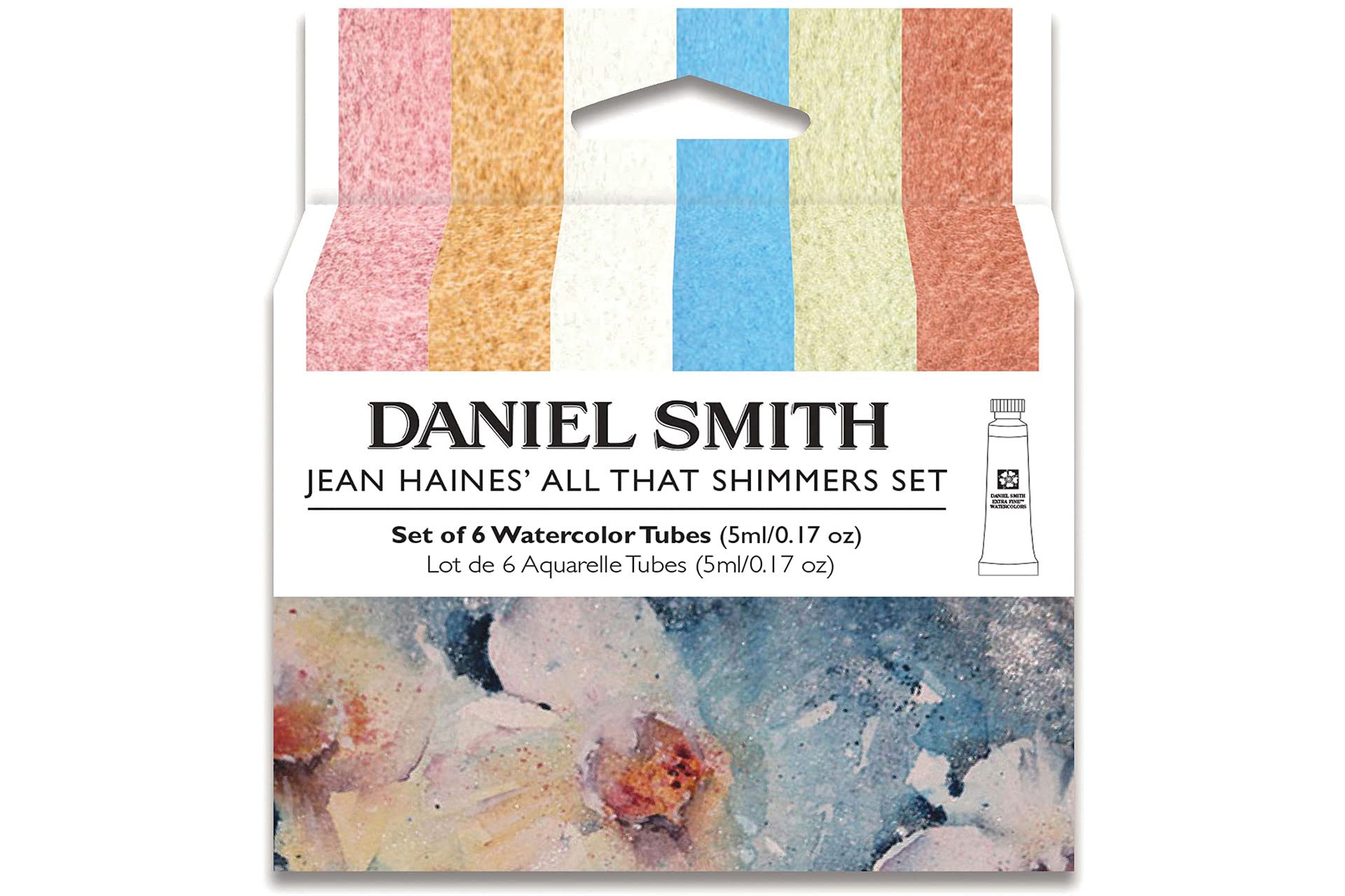 Buy now DANIEL SMITH Watercolor, 5ml tubes, Jean Haines All That Shimmers Set 6 Watercolor Tubes (total 6 pieces) 285610375, 0.17 Fl Oz (Pack of 6) at indiglob india