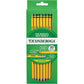Ticonderoga Wood-Cased Pencils, Pre-Sharpened, #2 HB Soft, Yellow, 18 Count