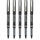 Pilot Precise V5 Rollerball Pens, Extra Fine Point 0.5 mm Black Pens, Black, Pack of 5 - Ideal for School, Journaling & Office Writing