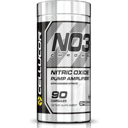 Cellucor NO3 Chrome Nitric Oxide Supplements with Arginine Nitrate for Muscle Pump & Blood Flow, 90 Capsules, G4