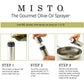 Misto Aluminum Oil Sprayer, Set of 2, Versatile Refillable Aerosol Sprayers for Olive Oil, Vinegar, Lemon Juice, Dressings, and More, Ideal for Cooking, BBQ, and Air Fryers