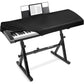 Explore Land Stretchy 88 Keys Piano Keyboard Dust Cover with Music Stand Opening for Digital Electronic Piano (Music)