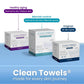 Buy now Clean Skin Club Clean Towels®, 100% USDA Biobased Face Towel, Disposable Face Towelette, Eczema Association Accepted, Makeup Remover Dry Wipes, Ultra Soft, 1 Pack, 25 Ct at indiglob india