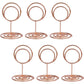20pcs Mini Place Card Holders, Cute Table Number Holders, Small Size Table Card Holder Tables Number Stands, Wire Photo Picture Menu Clips for Wedding centerpieces, Anniversary Party (Gold)