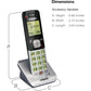 VTech CS6719-2 2-Handset Cordless Phone with Caller ID/Call Waiting, Handset Intercom & Backlit Display/Keypad, Silver