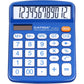 CATIGA 12 Digits Desktop Calculator with Large LCD Display and Sensitive Button, Dual Solar Power and Battery, Standard Function for Office, Home, School, CD-2786