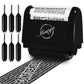 Buy now Miseyo Wide Identity Theft Protection Roller Stamp Set - Yellow (3 Refill Ink Included) at indiglob india