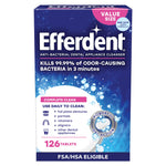 Buy now Efferdent Denture Cleaner Tablets – Dental Appliances, Aligners, Mouth Guard, and Retainer Cleaner Tablets, Complete Clean, 126 Count at indiglob india