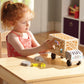 Buy now Melissa & Doug Animal Rescue Shape-Sorting Truck - Wooden Toy with 7 Animals and 2 Play Figures at indiglob india