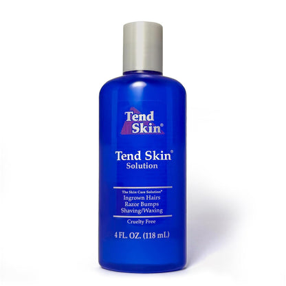 Tend Skin Solution for Unsightly Razor Bumps, Ingrown Hair and Razor Burns, Post Shaving and Waxing Toner for Men and Women, Made in USA, 4 Oz