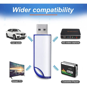 32GB FAT32 Format USB 2.0 Flash Drives, USB Memory Stick for Game Capture Card/Cassette Player/Computer/Laptop/External Data Storage with Indicative Light