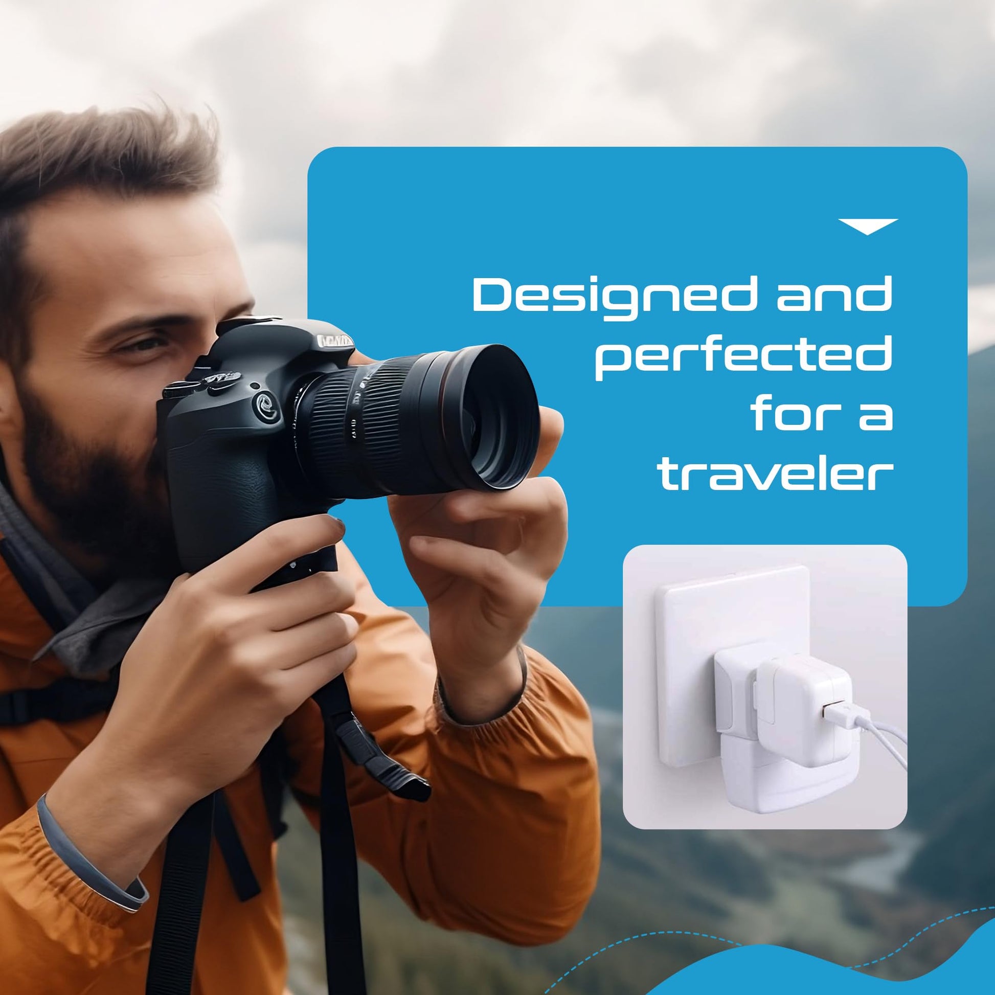 Buy now Ceptics Schuko Germany, France Plug Adapter, Dual Input - Ultra Compact Light Weight - Usa to Russia, South Korea Travel Adaptor Plug - Type E/F (3 Pack) at indiglob india