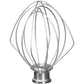 6-Wire Whip Attachment Fits KitchenAid Tilt-Head Stand Mixer Replace K45WW, Stainless Steel, Egg Heavy Cream Beater, Cakes Mayonnaise Whisk