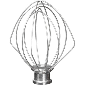 6-Wire Whip Attachment Fits KitchenAid Tilt-Head Stand Mixer Replace K45WW, Stainless Steel, Egg Heavy Cream Beater, Cakes Mayonnaise Whisk