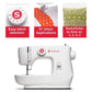 Buy now SINGER MX60 Lightweight & Portable Sewing Machine with Accessory Kit & Foot Pedal | 57 Stitch Applications, LED Light & 4-step Buttonhole | Great for Crafts & Mending at indiglob india