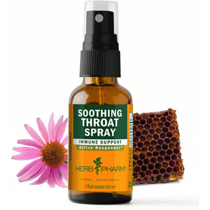 Herb Pharm Soothing Throat Spray Herbal Formula with Echinacea and Propolis, 1 Fl Oz (Pack of 1)